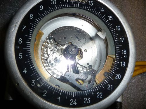 ANTIQUE TORK ASTRONOMICAL TIME CLOCK F.GHIELMETTI&amp;Co ZBINDEN FIFTEEN JEWELS