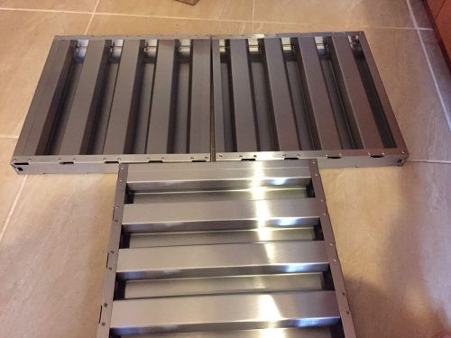 6 Pieces UL Listed Stainless Steel Filters 16&#034;x16&#034;