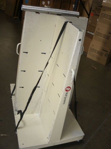 RSI 2-Way Paper Cart, 12&#034;x18&#034; Tray Size, Roll Systems Inc, Lasermax Roll, REFURB