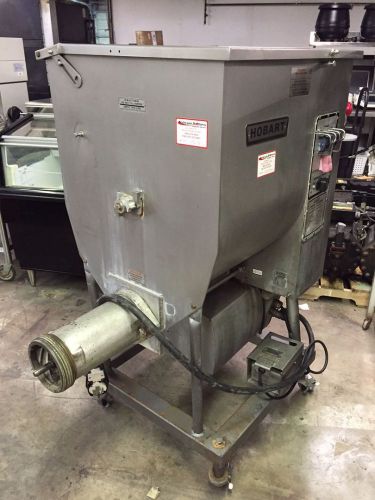 Hobart 4352 Commercial 10 HP Meat Grinder Mixer with Foot Pedal 100 lbs/minute