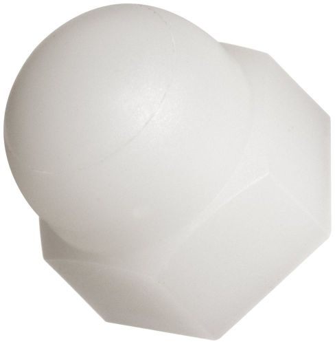 Nylon acorn nut off-white meets ul 94v2 class 6h 1/4&#034;-20 threads 0.425&#034; width... for sale