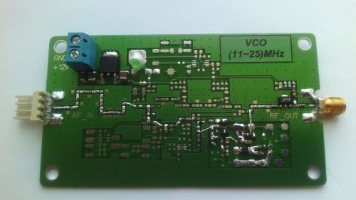 11-25 Mhz VCO RF, voltage-controlled oscillator.