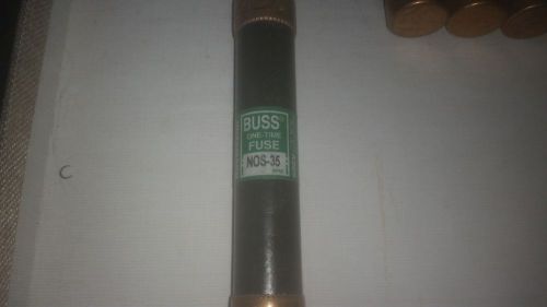 Buss NOS-35 One-Time Fuse 35 Amp 600V NOS