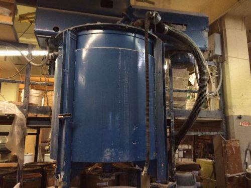 650 gallon Cowles DUAL SHAFT DISPERSER 25-10 hp XP SS jacketed tank sweep