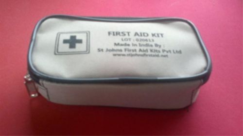 Compact travel first aid kit rexine pouch for sale