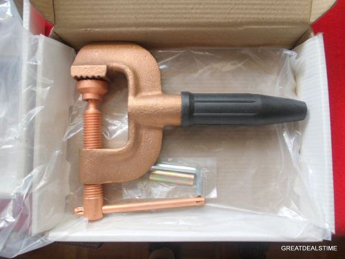 Pearson wgc-600 amp welding copper ground clamp new for sale