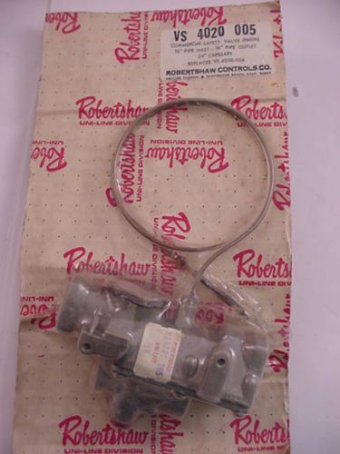 Robertshaw VS 4020-005 Gas Safety Valve FMDA  Ships Same Day of Purchase