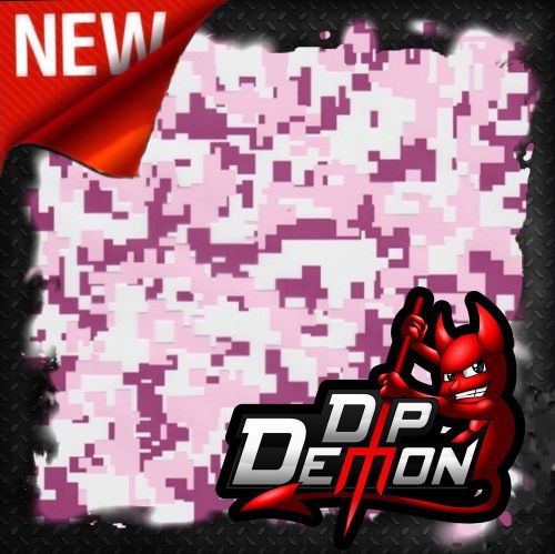 HOT PINK DIGITAL CAMOUFLAGE CAMO HYDROGRAPHIC WATER TRANSFER FILM HYDRO DIPPING