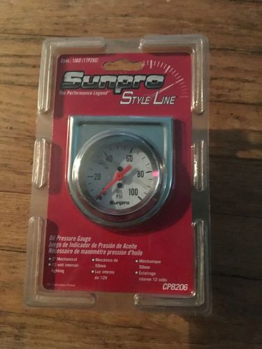 Brand new in box sunpro style line oil pressure gauge for sale