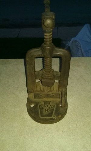 Vintage keystone pa no  pipe yoke clamp vise up to 3 inch usa for sale