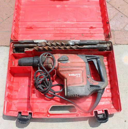 HILTI TE 56 CORDED ELECTRIC ROTARY HAMMER DRILL WITH 11 BITS