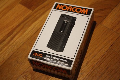 NEW MINT Norcom 2500 Complete in Box Recorder Transcriber