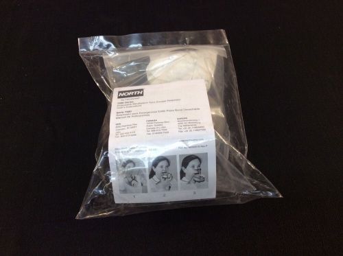 Honeywell north disposable mouthpiece type escape respirator silicone #7902 new for sale