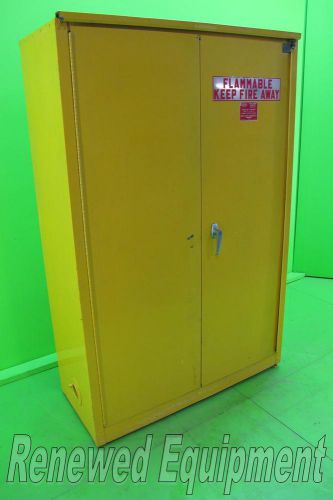 Eagle 1945 45-gallon bi-fold door flammable storage cabinet for sale
