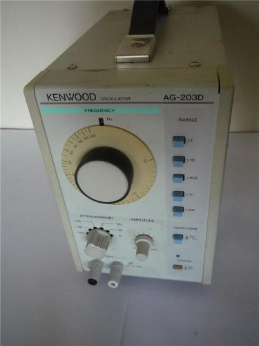 KENWOOD MODEL AG-203 D AUDIO GENERATOR WORKS GOOD