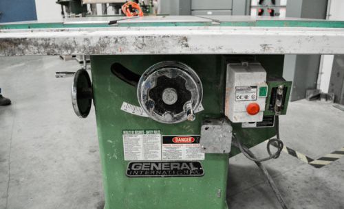 General table saw model 50-550mi 3hp 220v 18.5a 3ph for sale
