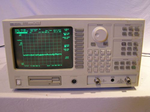 HP 3589A 10 hz - 150 mhz spectrum analyzer opt 1C1 1C2 1D5