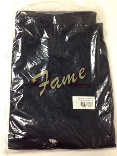 Fame Fabrics C15 Std Classic Chef Baggies, Black, 2XL Unisex, 81124 - NIP