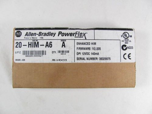Allen Bradley, PowerFlex 753/755, Interface, 20-HIM-A6, New in Sealed Box, NIFSB