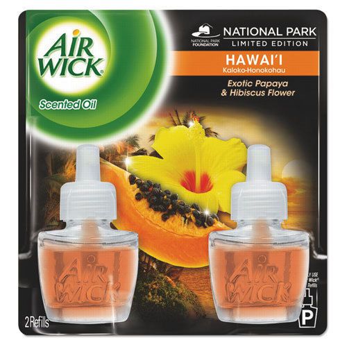 &#034;Scented Oil Twin Refill, Hawaiian Tropical Sunset, .67oz Bottle, 6/carton&#034;