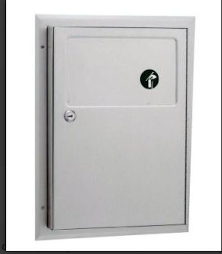 Bobrick - B-354 - ClassicSeries™ Partition-Mounted Sanitary Napkin Disposal Unit