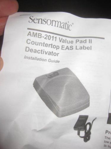 Sensormatic AMB-2011 AMB-1101 Tag Pad Anti Theft Shop Lifting System Label Unit