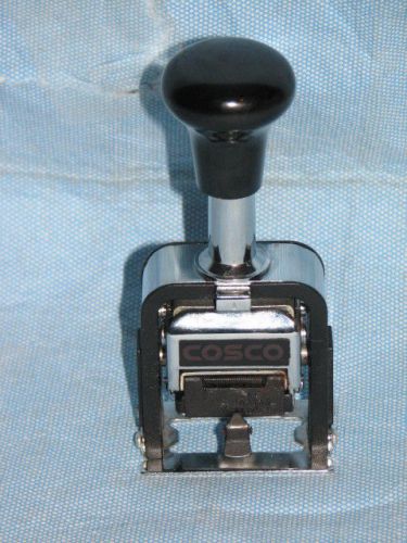 Sequencial automatic numerical stamper 6 digit  cosco for sale