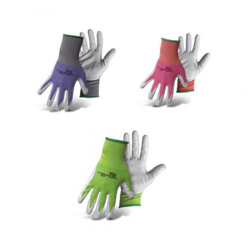 Boss 8438S Women&#039;s Ladyfinger Nitrile Palm Gloves, Assorted, Small