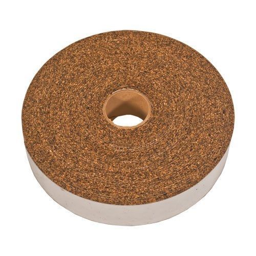 Cork and rubber stripping with adhesive 1/8&#034; thick x 1/2&#034; wide x 25&#039; long for sale