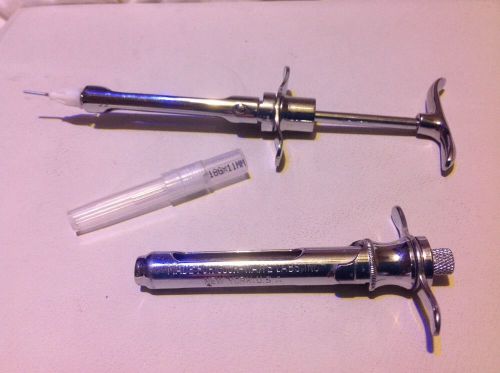 Cook-Waite Labs Carpule Aspirating Syringe Piece And DUX Ce Syringe Dental Tools
