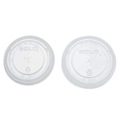 SOLO 626TS-0090 Clear PETE Straw Slot Lid for 16-oz. Plastic Cold Cup (Case o...