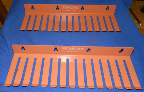 Lot 2 Used Pomona Electronics Fluke Model 1508 14 Slot Test Lead Holder Orange