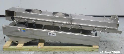 Used- Key Technology Model Iso-Flo 431751-1 Enclosed Vibratory Conveyor. Has Key