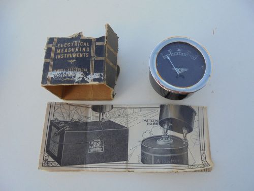Jewell Electrical Instrument Co. Direct Current Amperes Meter 0-40 Amps with Box