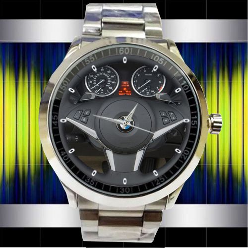 Hot New BMW M6 Custom Men&#039;s Sport Metal Watch Limited Edition