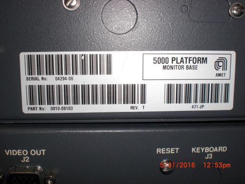 OEM Part Applied Materails (AMAT) 0010-09103 VGA MONITOR BASE P5000 AS IS