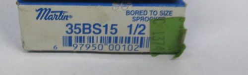 MARTIN SPROCKET 35BS15 1/2 *FACTORY SEALED*