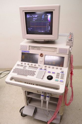 Agilent / HP Sonos 5500 M2424A Ultrasound System w/ Philips S3 &amp; 15-6L Probes