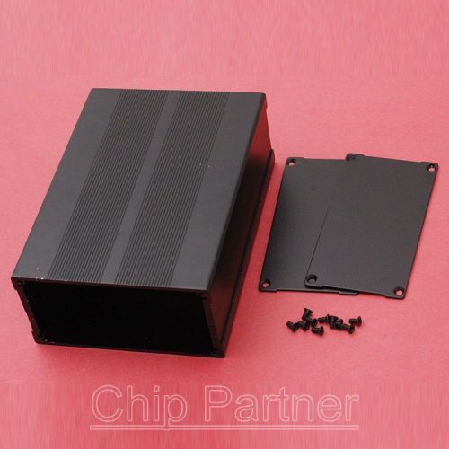 Aluminum pcb instrument box black project case diy 150*105*55mm for sale
