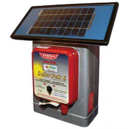PARMAK Solar Powered Electric Fence Charger Magnum Solar-Pak 12 MAG12-SP New