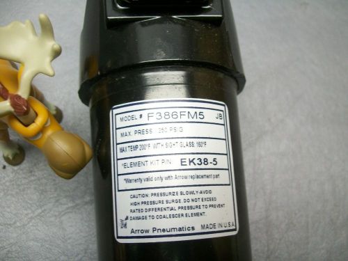 F386fm5 automatic drain filter 250 psig ek38-5 for sale