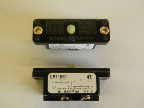 New* GE CR115B1 Limit Switch, 1NO, 1NC, AC or DC High Amp  A4