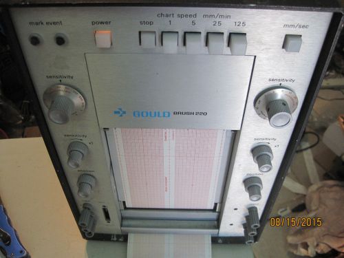 Gould brush   model  220 strip chart recorder  lot k501 for sale