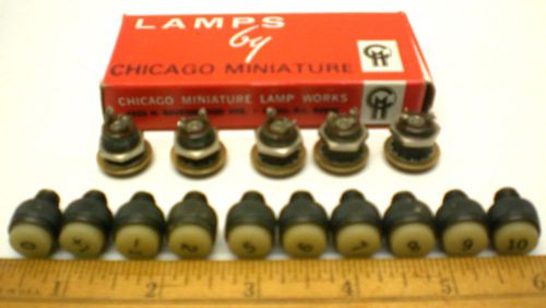 5 Mil. Indicator Holders, Flange Type Dialco #101-3830-09-201 &amp; 10 Lens Caps USA