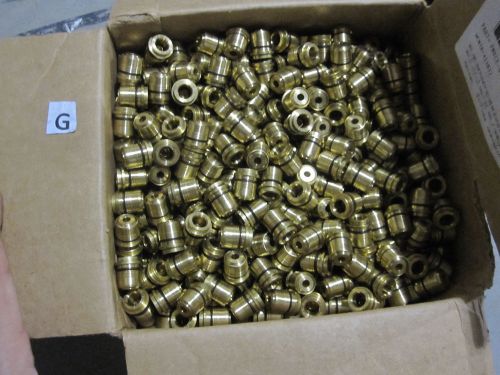 (10) parker fluid connectors group  pmtce-6 brass sae cartridge  pmtce6 for sale
