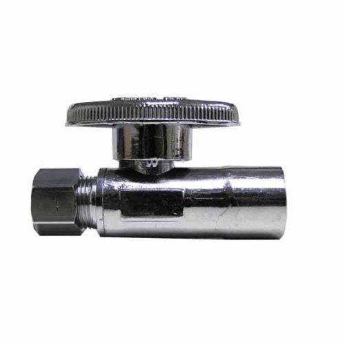 Watts lfpbqt-810 quarter turn straight valve, 1/2-inch swt by 3/8-inch comp for sale