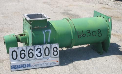 Used- Lodige Continuous Plow Mixer, Model KM300D, 321 Stainless Steel. 7.4 Cubic