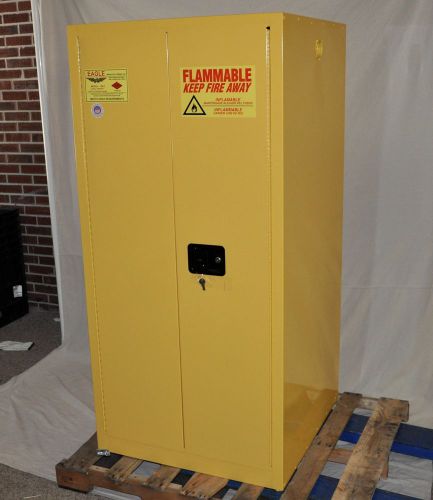 EAGLE 1962 Flammable Safety Cabinet Yellow 60 Gal.