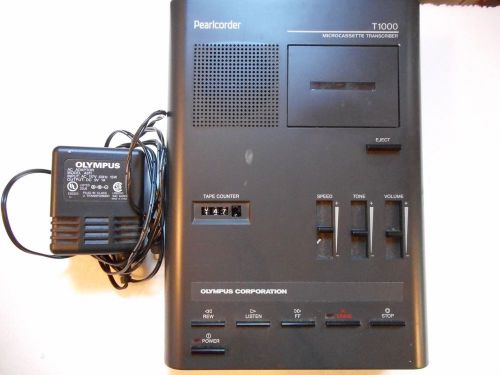 Olympus Pearlcorder T1000 Microcassette Dictation Transcriber