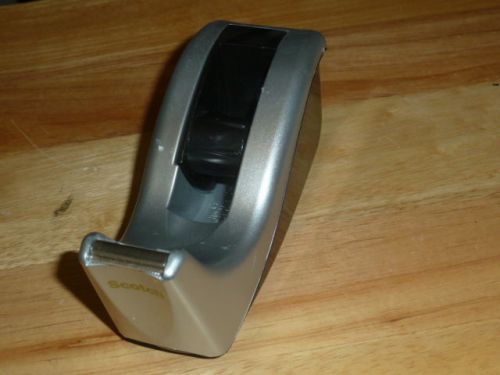 Scotch 3M Tape Dispenser C60 Black &amp; Silver Model C60